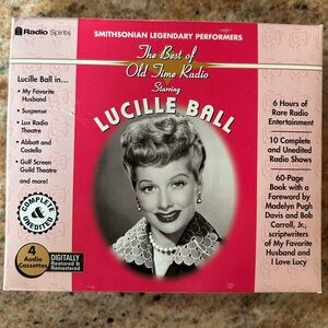 Best of Old Time Radio Lucille Ball Radio Show Collection 4 cassette box set NIB